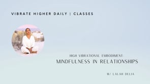 High Vibrational Embodiment Mindfulness in Relationships