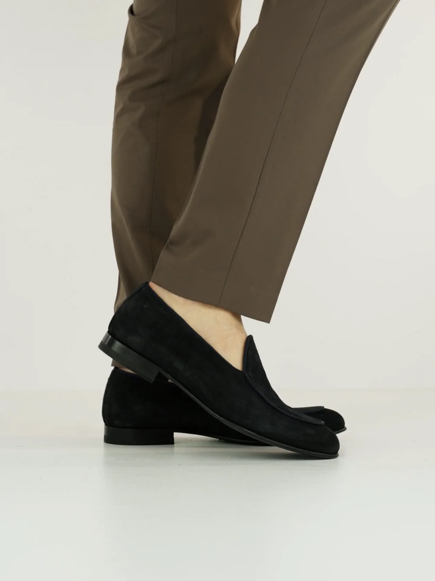 【21ss】PHIGVEL MOCCASIN SHOES 8 1/2サイズ PHIGVEL Field Moccasin Shoes Black