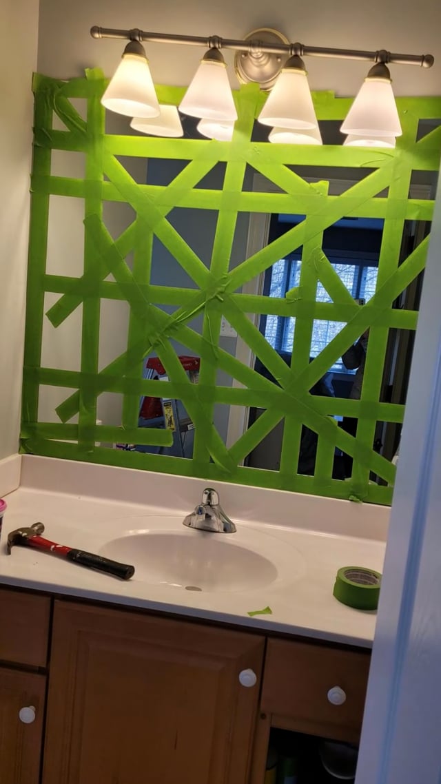 Quick and CHEAP bathroom makeover