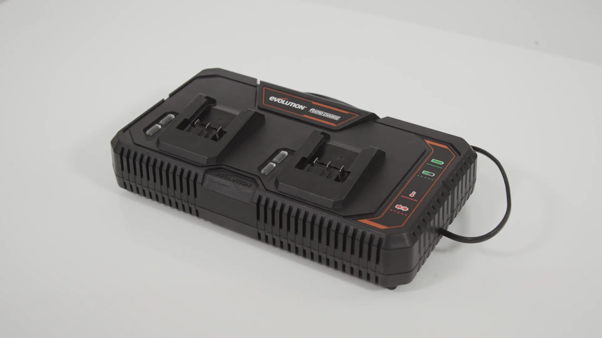 Evolution Cordless Dual Port Li-Ion 18v EXT Fast Charger Double