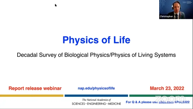 Physics of Life  The National Academies Press