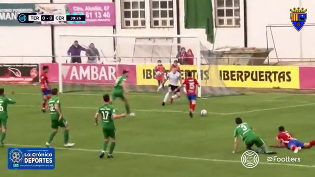 (RESUMEN y GOL) CD Teruel 1-0 Cerdanyola FC / J 26 / 2ª RFEF - Grupo 3 / Fuente: YouTube CD Teruel