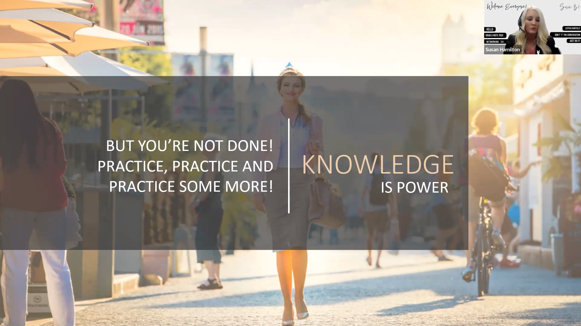 Networking 101 - Susan Hamilton