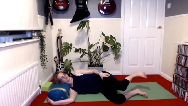 Side lying with a little core