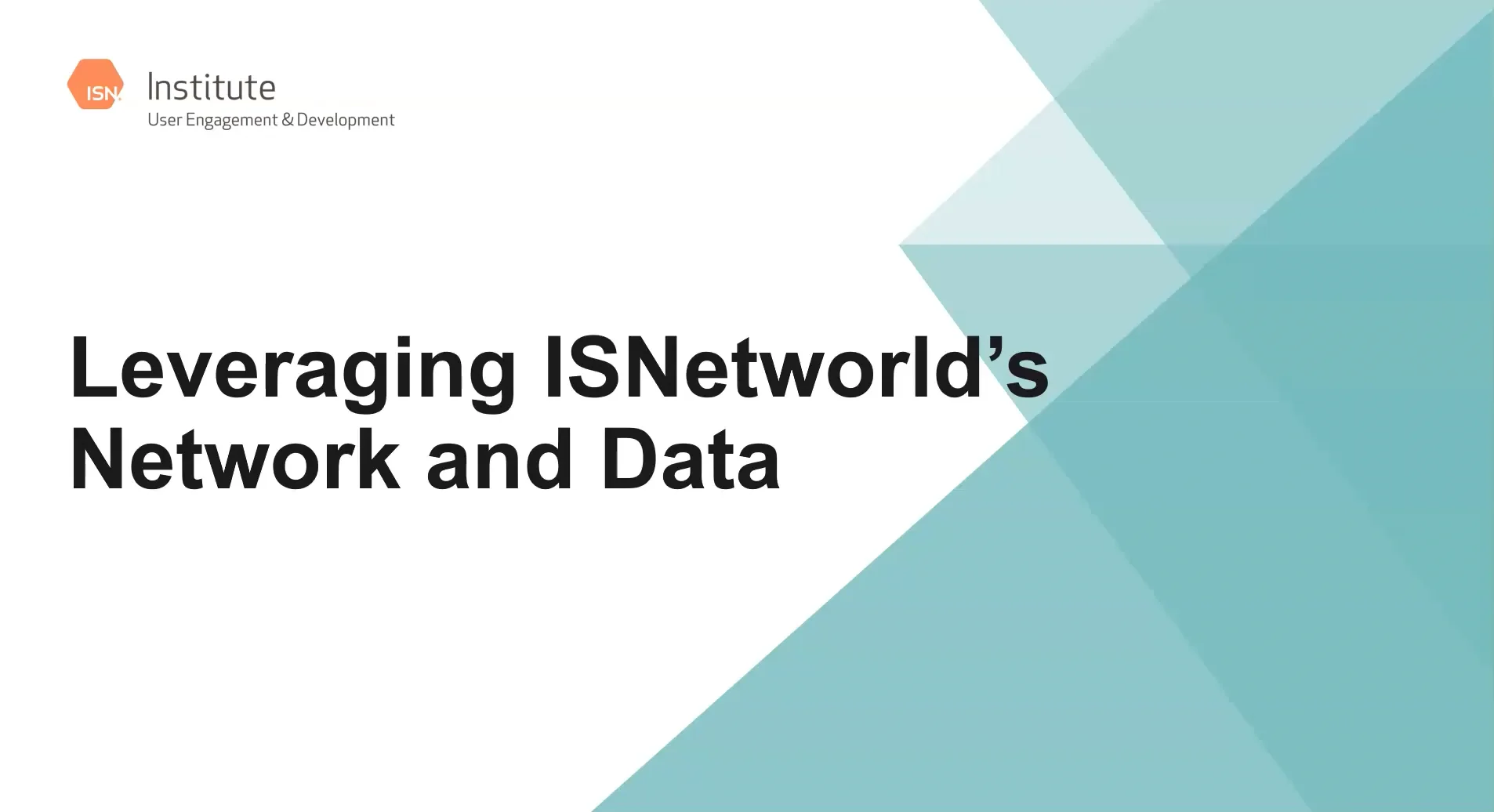 Leveraging ISNetworld's Networld and Data on Vimeo