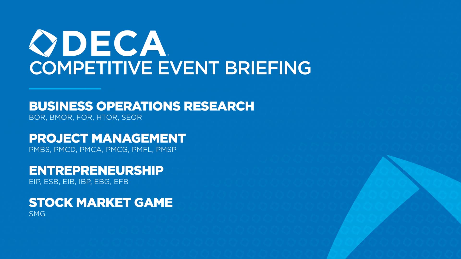 ICDC 2025 Briefing Written Events on Vimeo