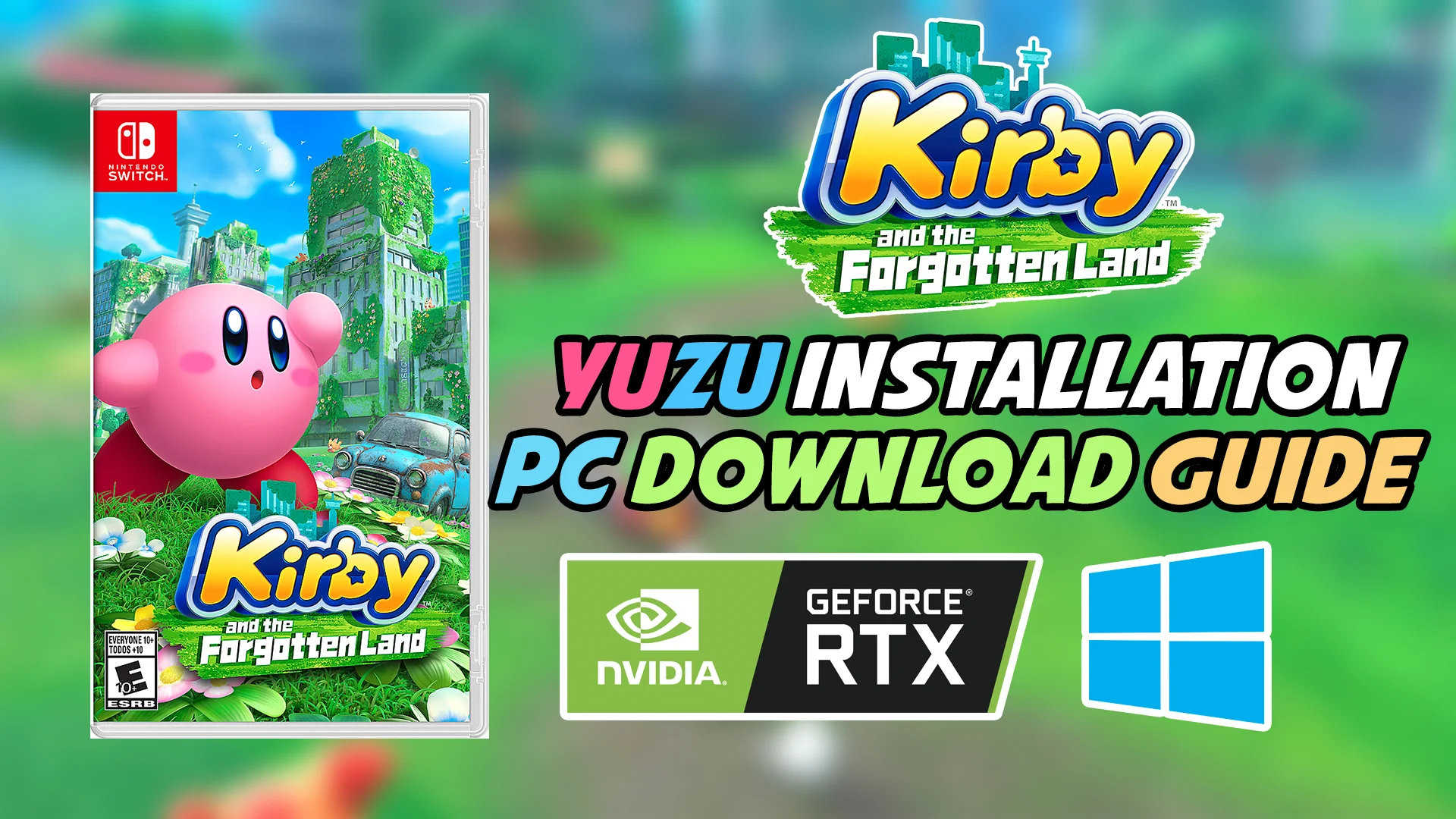 Kirby and the Forgotten Land Yuzu Gameplay & Installation Guide for PC on  Vimeo