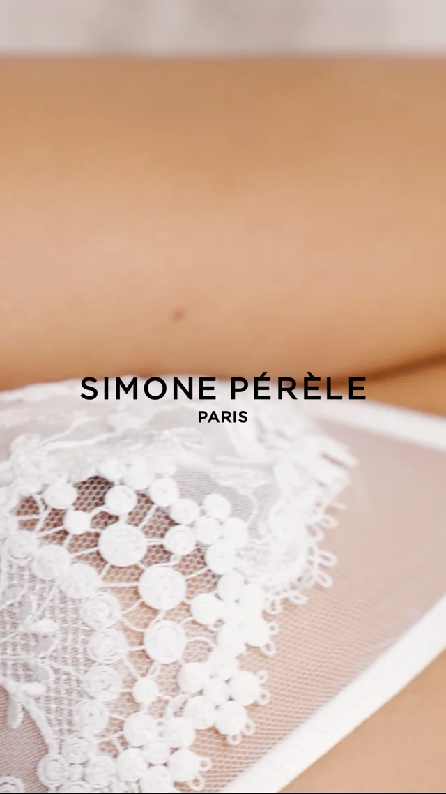 Plunging neckline bra Simone Pérèle Wish (Rose Ginger)