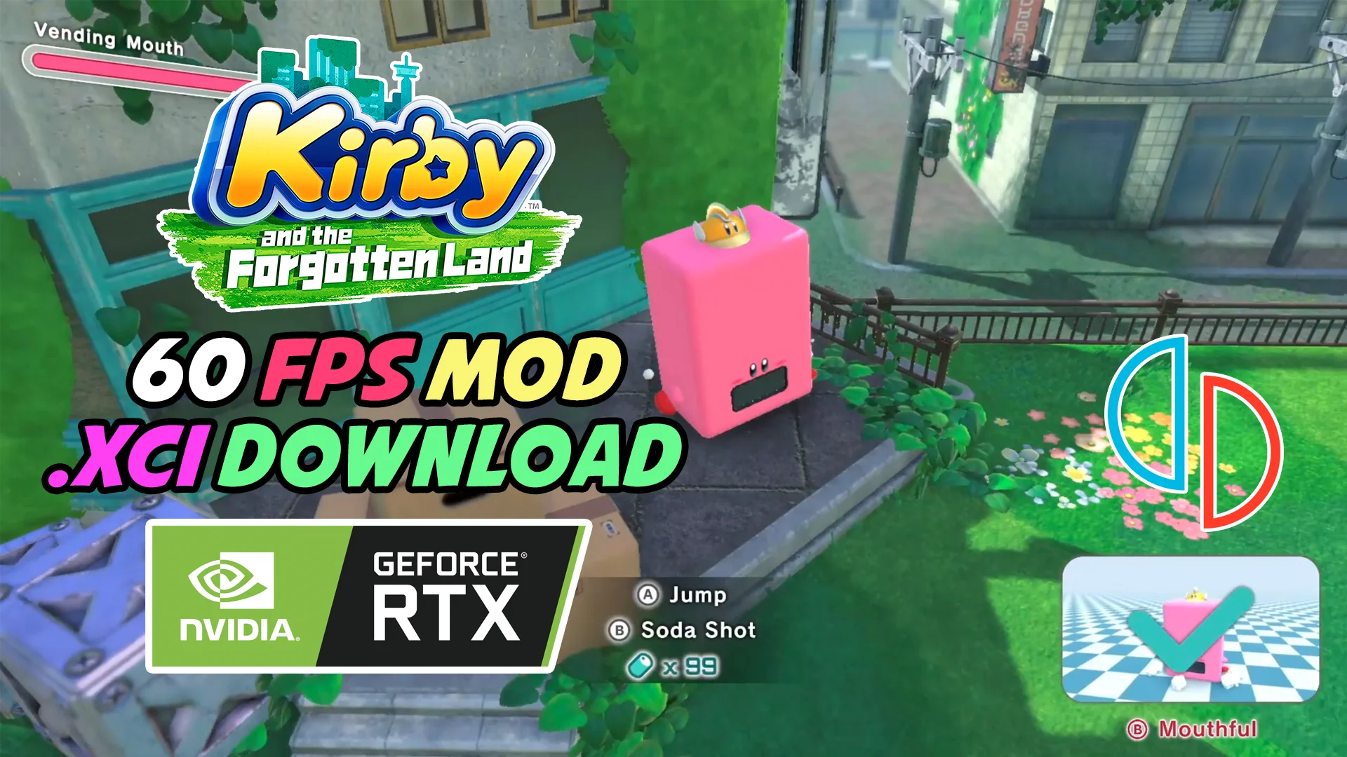Jual Kirby and the Forgotten Land Yuzu/Ryujinx Emulator + Mods - Game PC