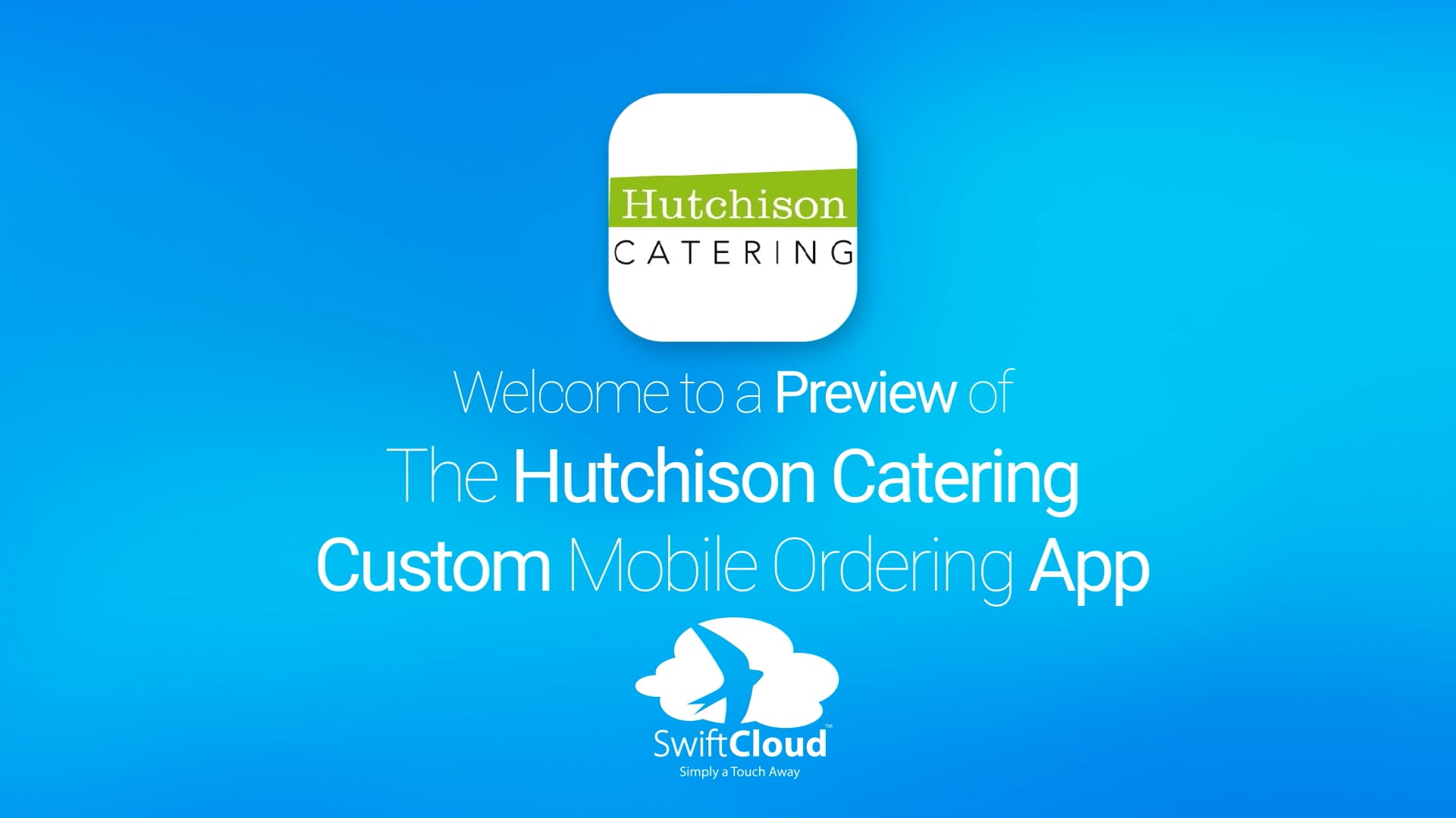 Hutchison Catering Mobile App Preview HUT157W on Vimeo