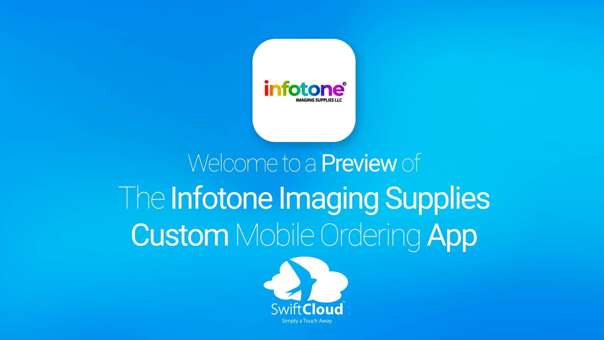 Infotone Imaging Supplies Mobile App Preview INF355W on Vimeo