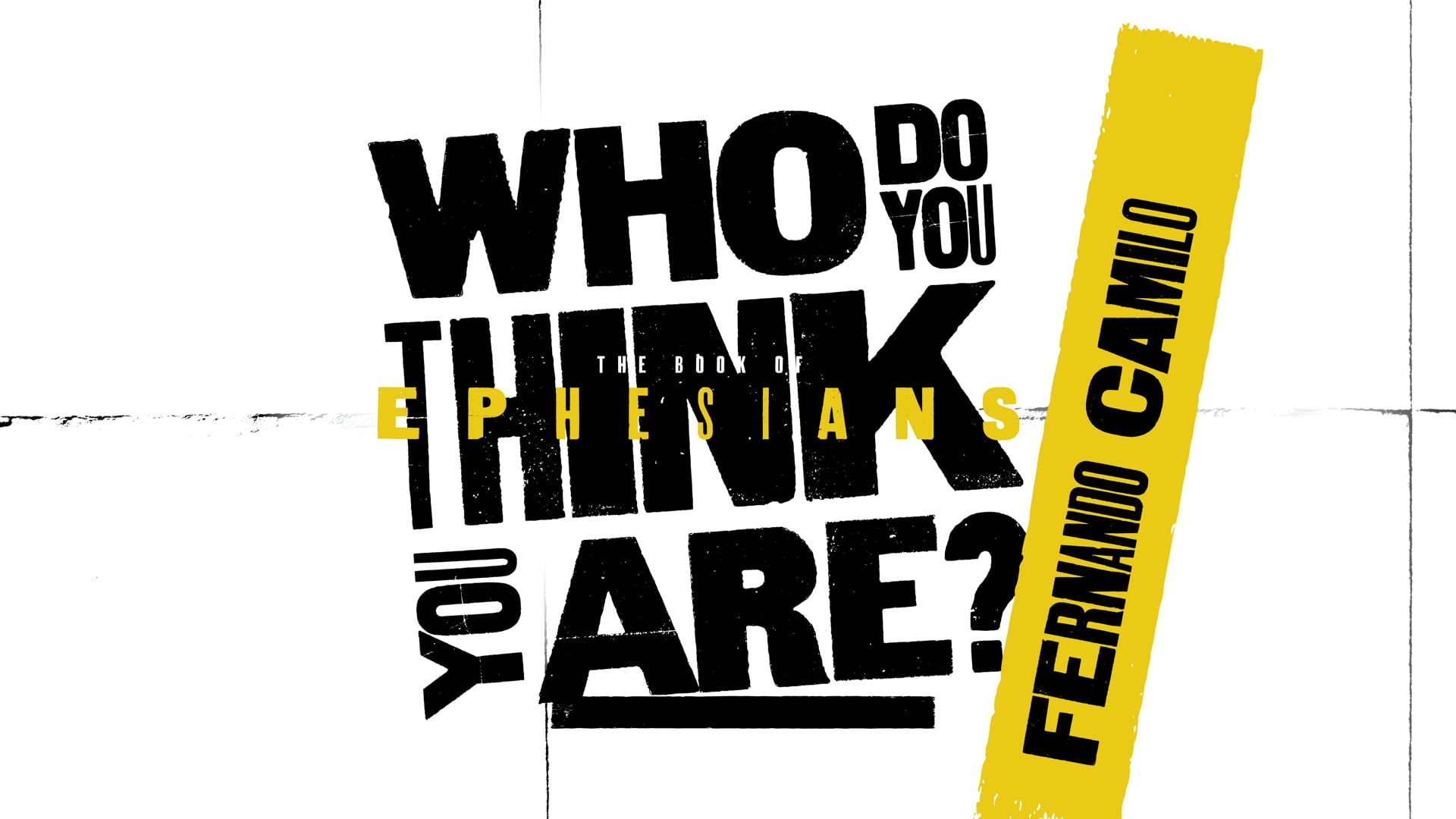Who Do You Think You Are?, Pt. 2 // "Who Do You Think You Are?" (Fernando Camilo)