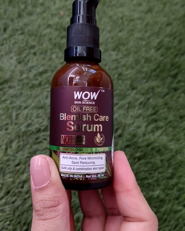 WOW Skinscience Oil Free Blemish care serum | Review + Demo | HONEST FEEDBACK