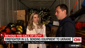 Firefighter in U.S. sending equipment to Ukraine