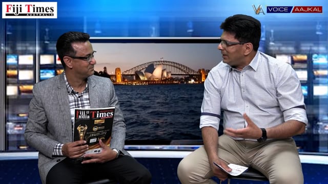 Rajiv Chaudhri, entrepreneur and President, Community Foundation of North Western Sydney, in conversation with Navneet Anand