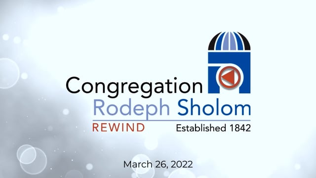 Torah Study 3/26/2022