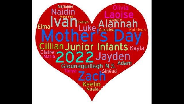Happy Mother's Day - Junior Infants 2022