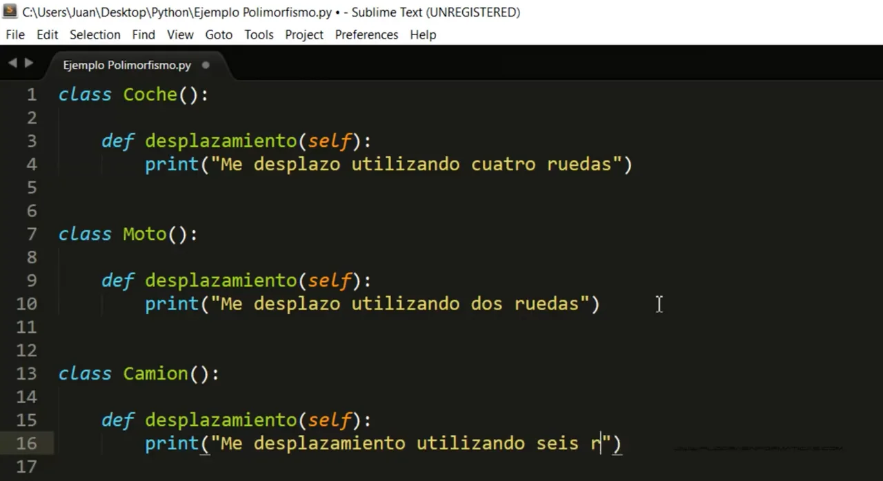 Curso de Python POO IX Polimorfismo Vídeo 32 (698p_15fps_H264-192kbit ...