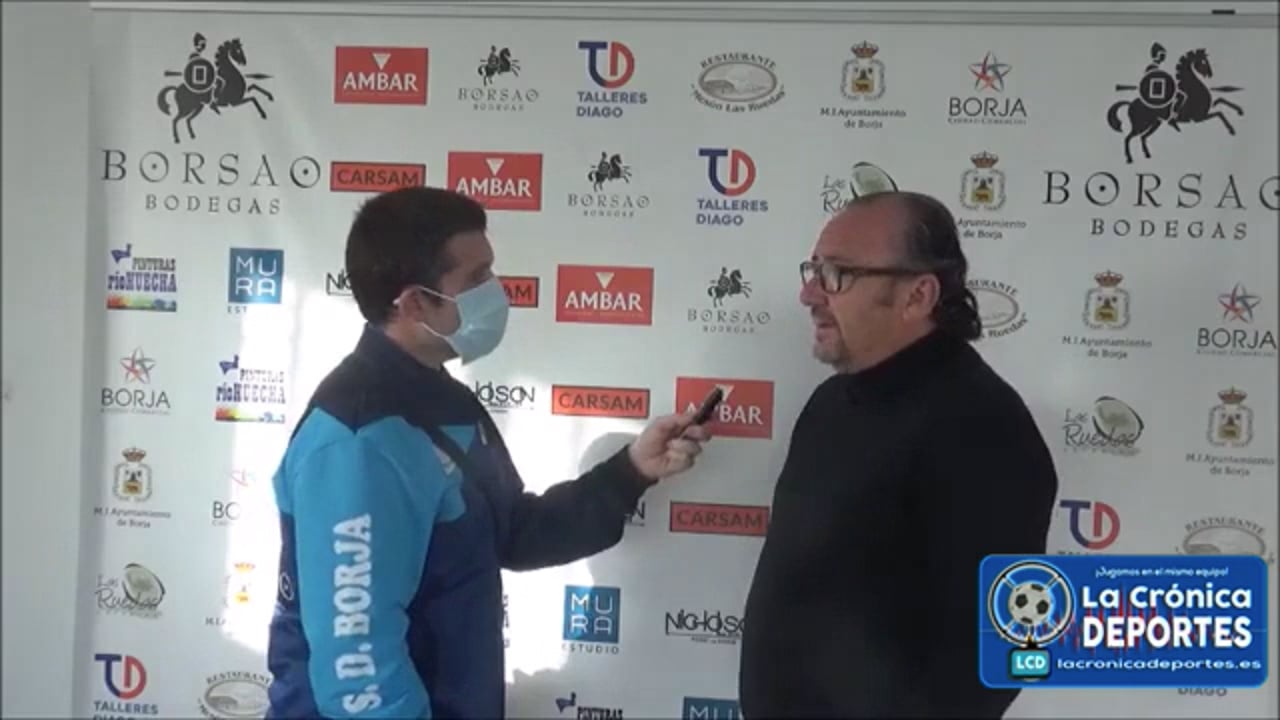 ÓSCAR TIBERIO (Entrenador Borja) SD Borja 3-0 CD Cariñena / J 29 / 3ª División