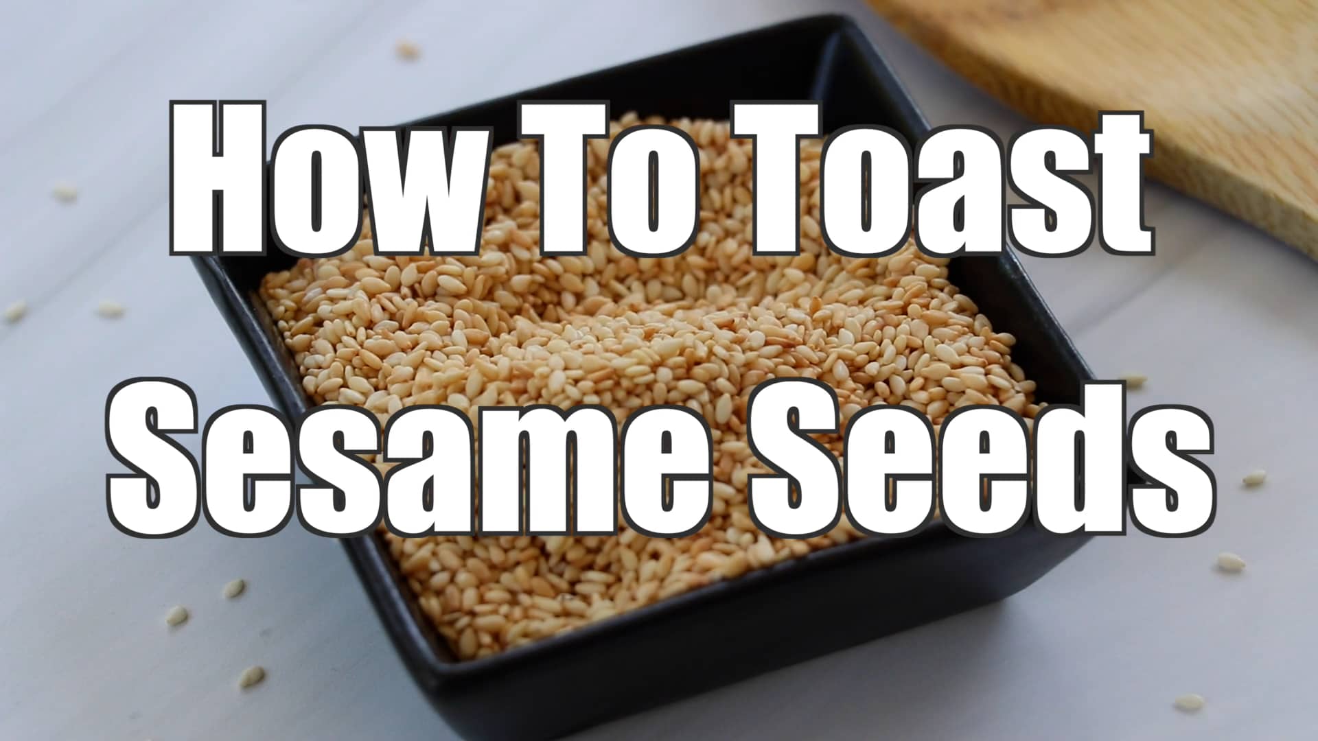 How to Toast Sesame Seeds on Vimeo