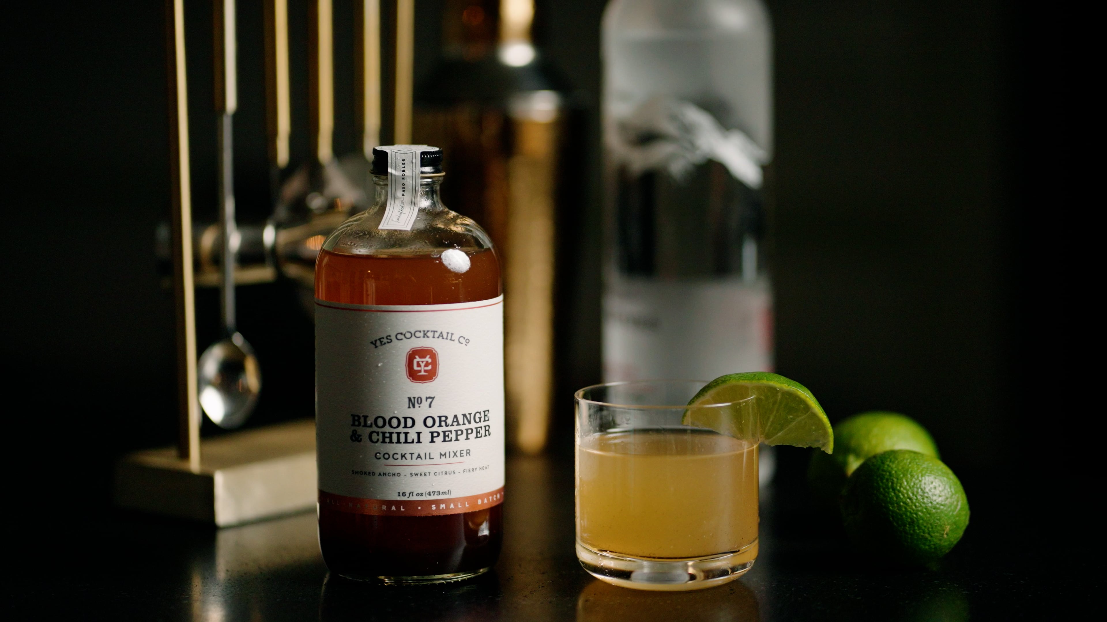 Yes Cocktail Co. Blood Orange and Chili Pepper & Vodka on Vimeo