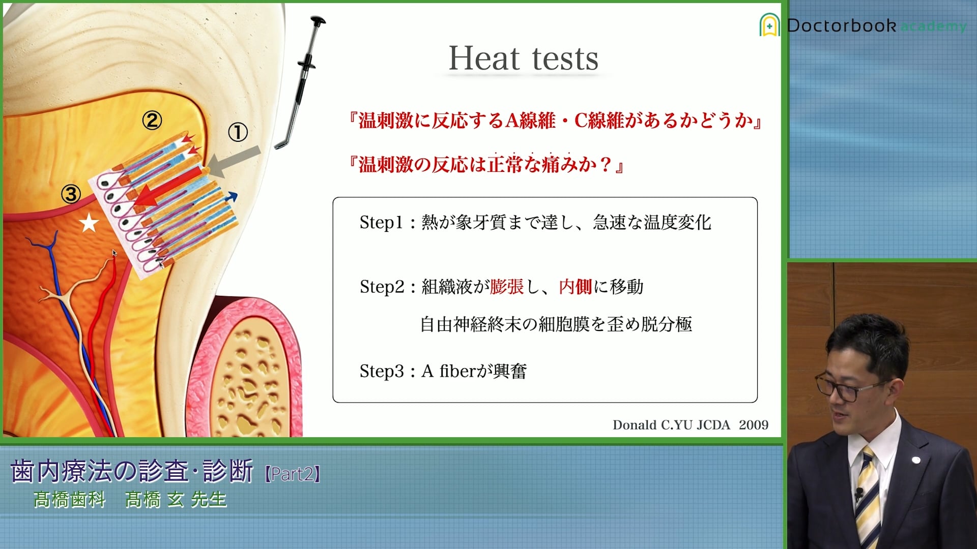 #2 臨床徴候、検査、症状と歯髄の病理学的状態との間に因果関係が存在するか？