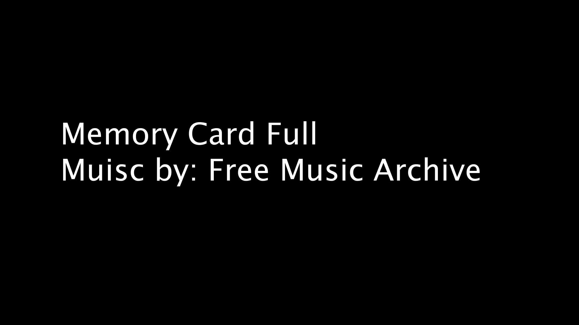 Memory Card Full 1.mp4 on Vimeo