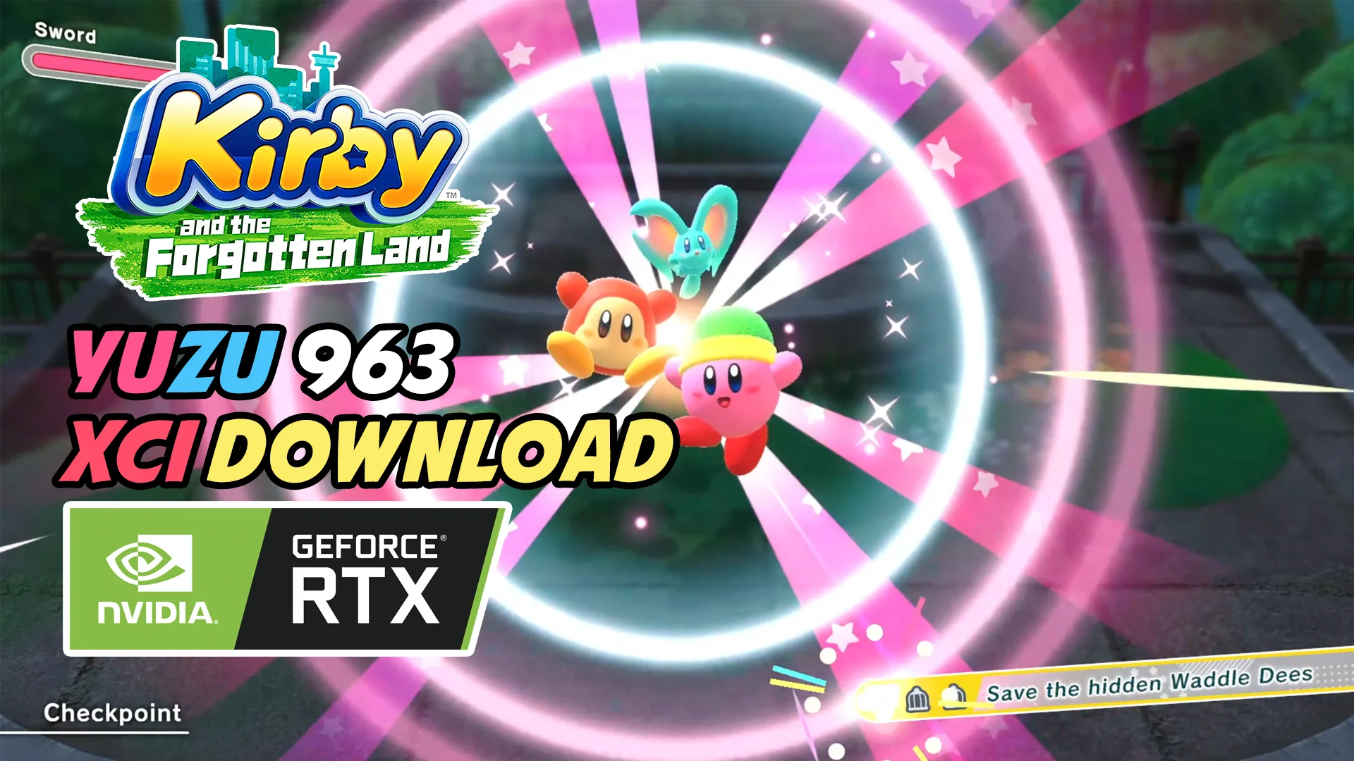 YUZU 963 - Kirby and the Forgotten Land Gameplay (XCI DOWNLOAD) on Vimeo