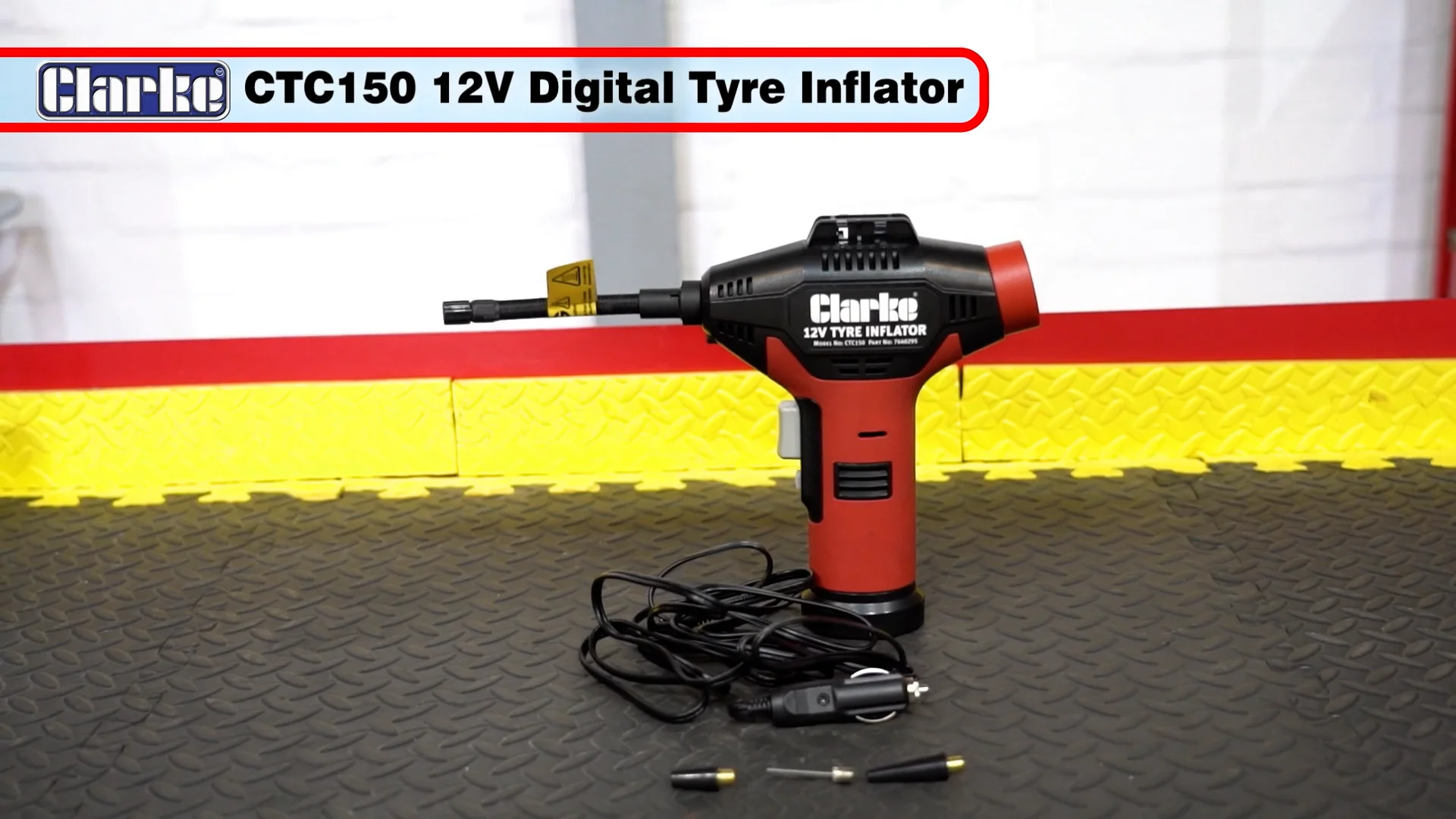 Clarke CTC150 12V Digital Tyre Inflator 000110295