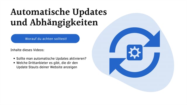Auto Updates und Abhängigkeiten