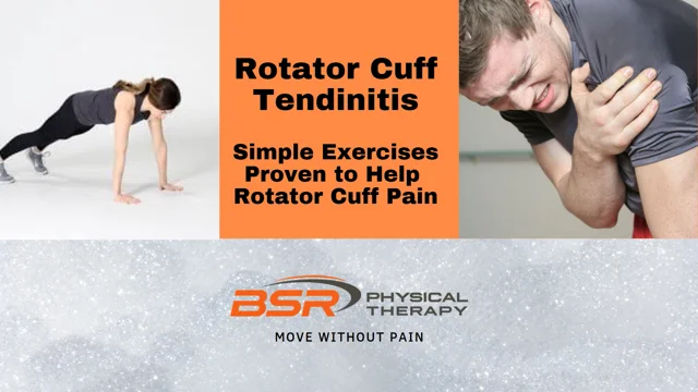 Rotator cuff deals tendonitis physical therapy