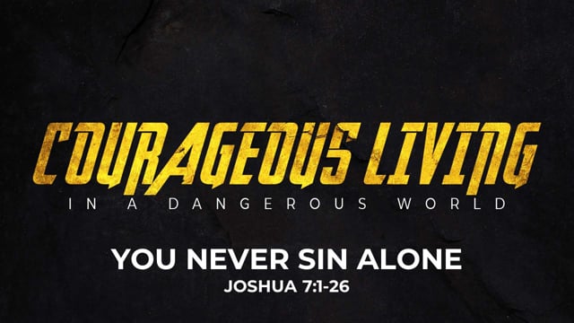 You Never Sin Alone