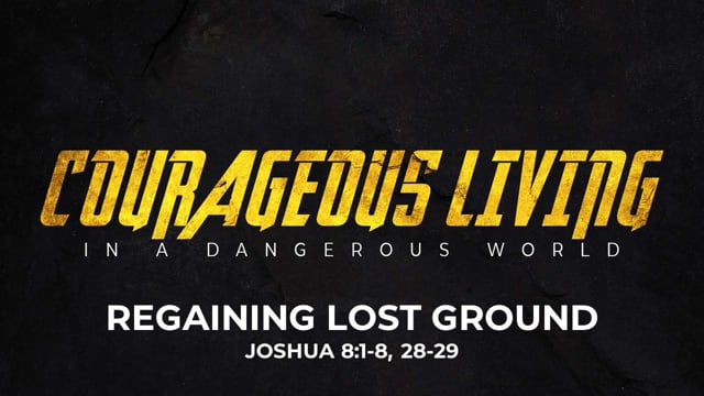 Regaining Lost Ground