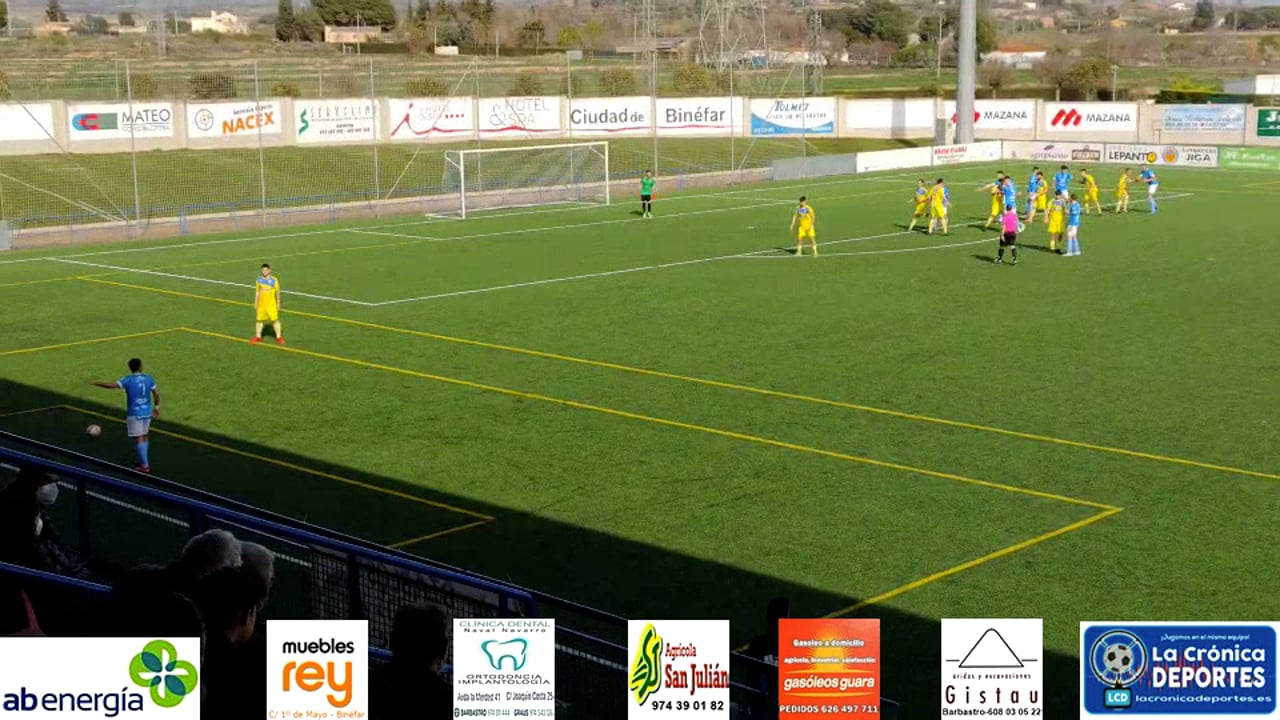 (RESUMEN y GOLES) CD Binéfar 3-1 Santa Anastasia / J 29 / 3ª División