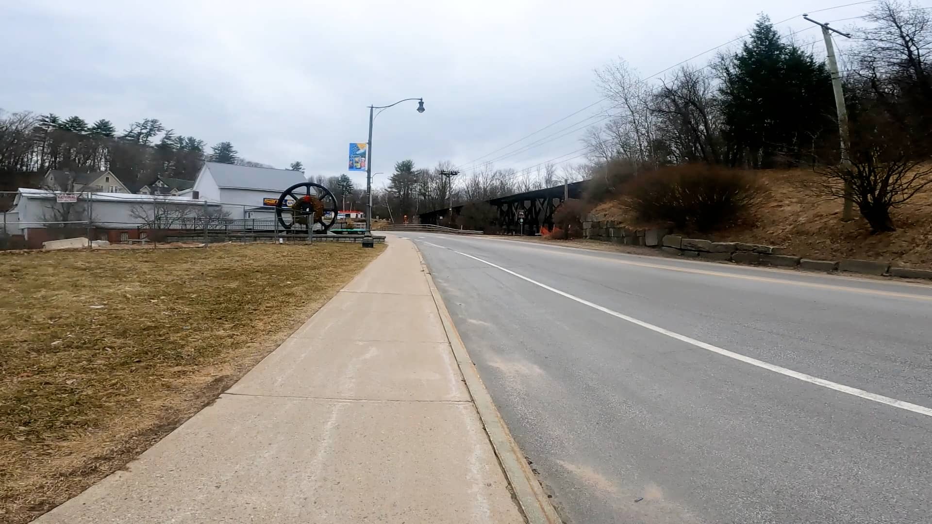 Winnipesaukee River Rail Trail - Franklin to Tilton, New Hampshire, Fat ...