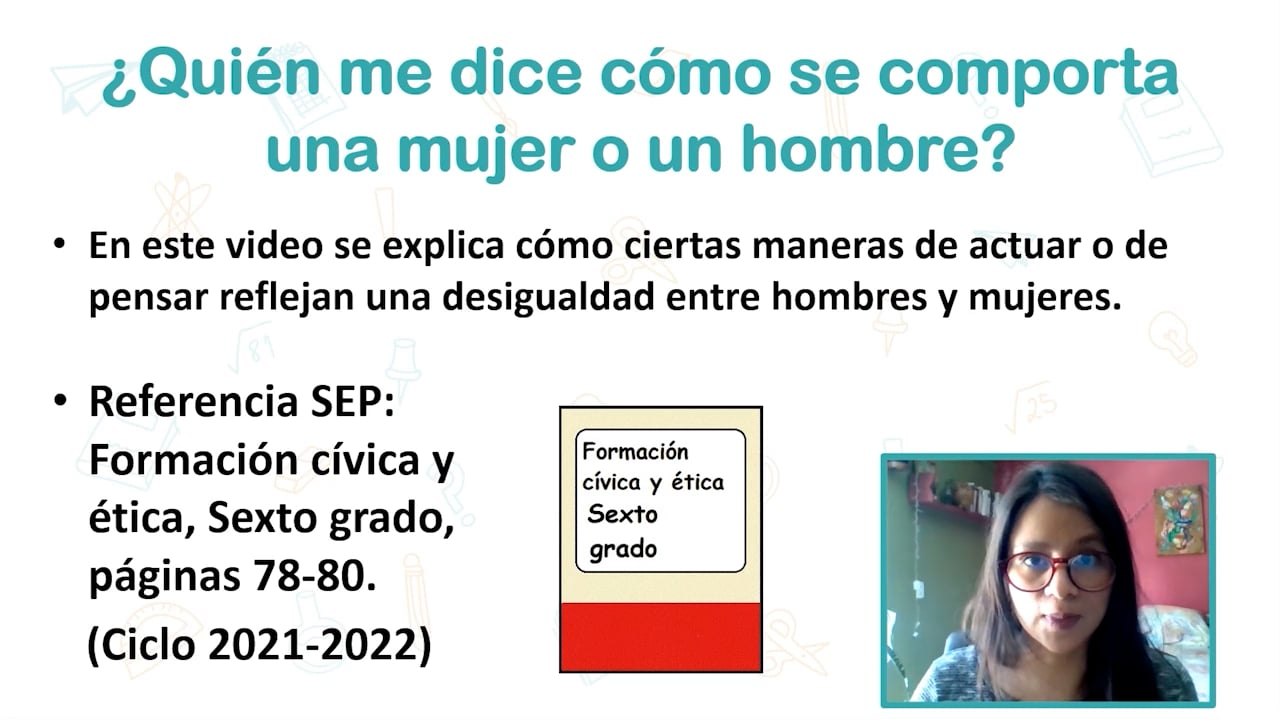 ¿Quién me dice cómo se comporta una mujer o un hombre?