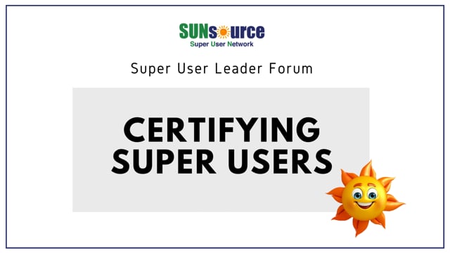 Certifying Super Users