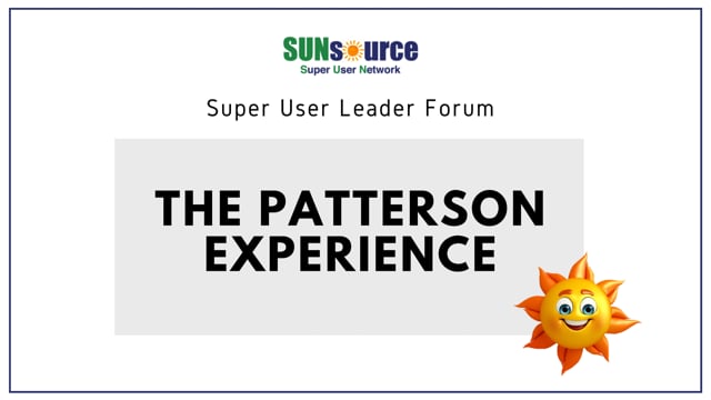 The Patterson Experience