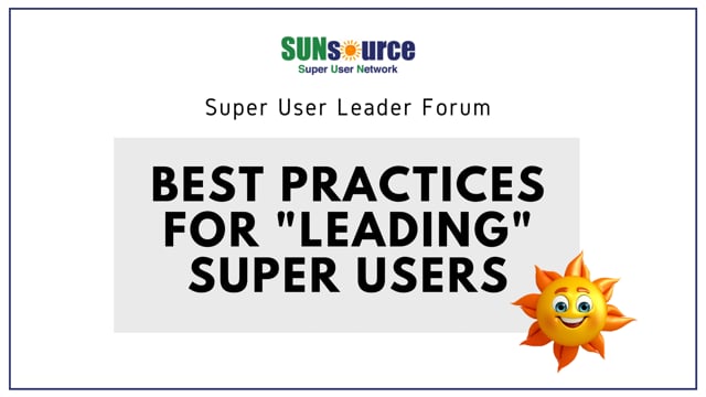Best Practices For Leading Super Users