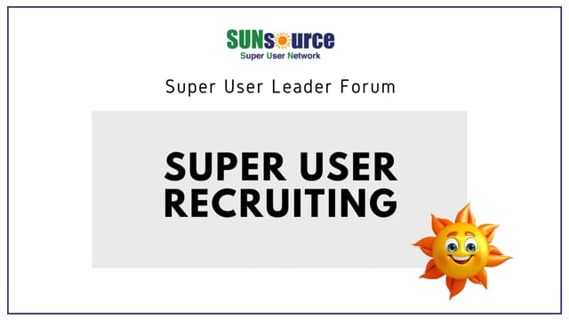 Super User Recruiting
