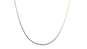 14kt Yellow Gold Lumachina Chain Choker Necklace