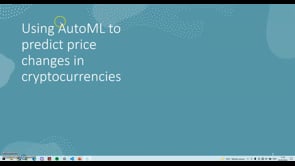 Fionn Liddane: Using AutoML to predict price changes in cryptocurrencies