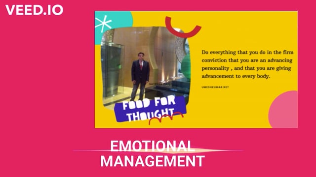 EMOTIONAL MANAGEMENT