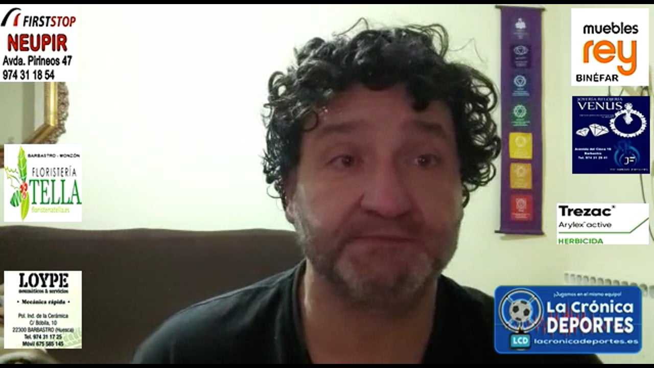 MIGUEL GARCÍA (Entrenador Biescas) UD Biescas 0-0 CF Illueca / Jornada 29 / 3ª División