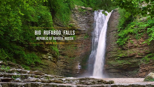 Big Rufabgo Falls, Republic of Adygea, Russia