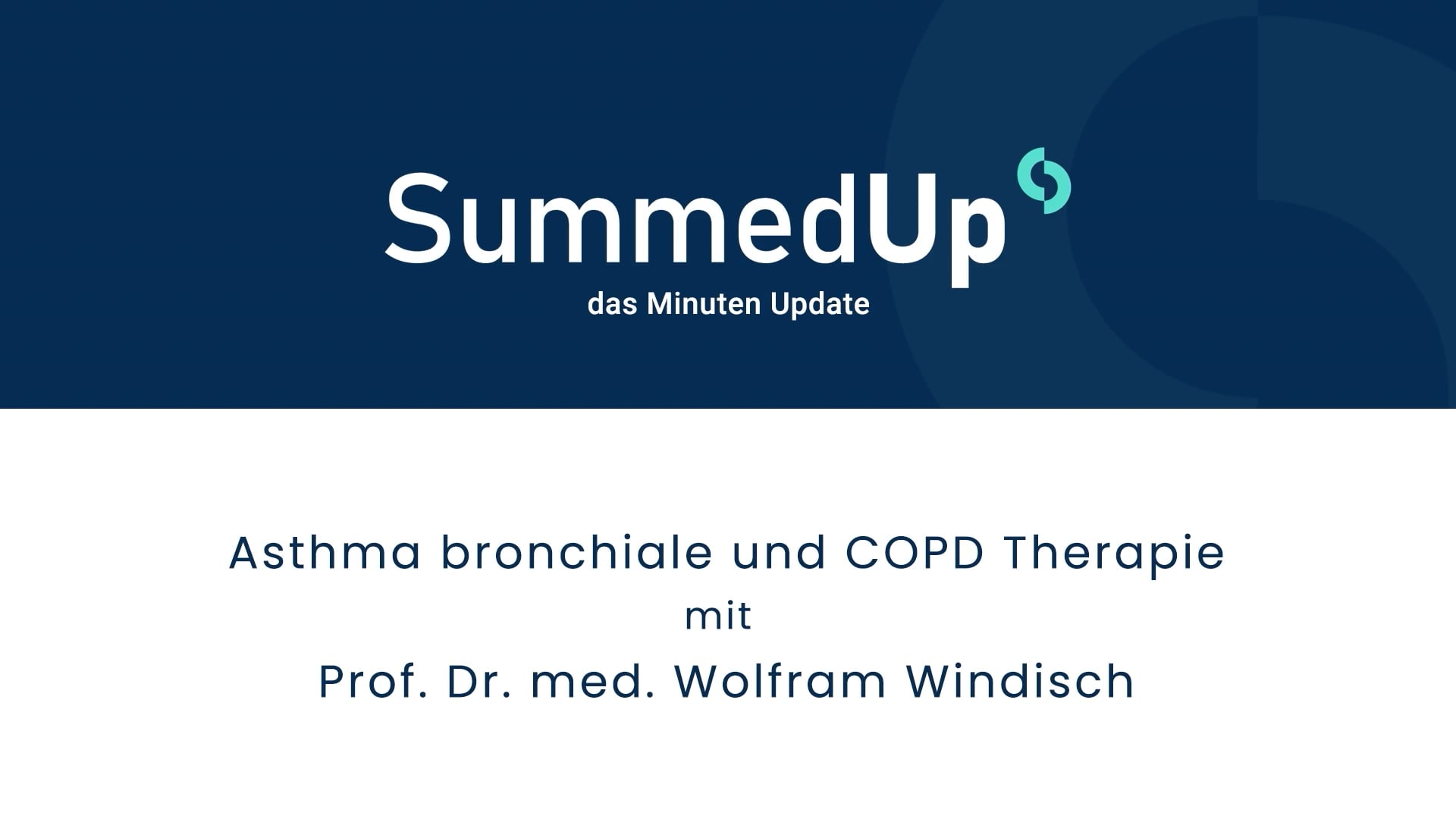 Asthma bronchiale und COPD Therapie