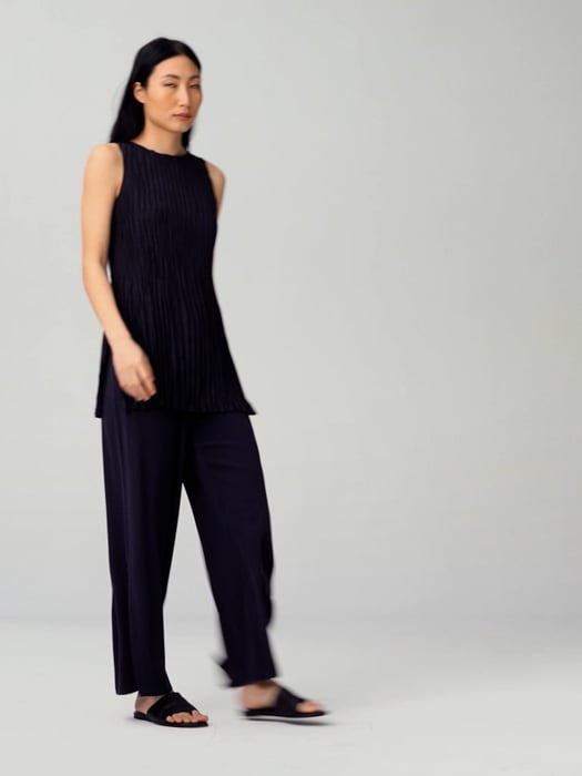 Crushed Silk Long Tank | EILEEN FISHER Crushed Silk Long Tank | EILEEN FISHER
