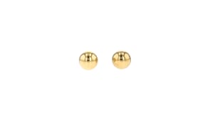 3mm 14kt Yellow Gold Ball Stud Earrings