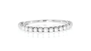 1.5-2mm Cultured Pearl Ring in 14kt White Gold