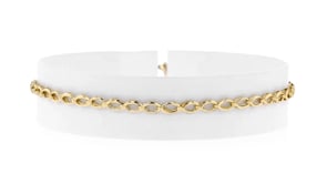 14kt Yellow Gold Oval-Link Bracelet